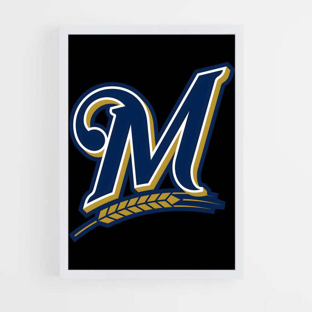 Poster Brew Crew – affiche Baseball (vue 3)